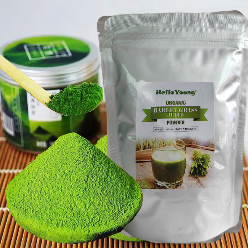 HelloYoung HelloYoung Barley Grass Juice Powder 100% ORGANIC Certified Pure Main image