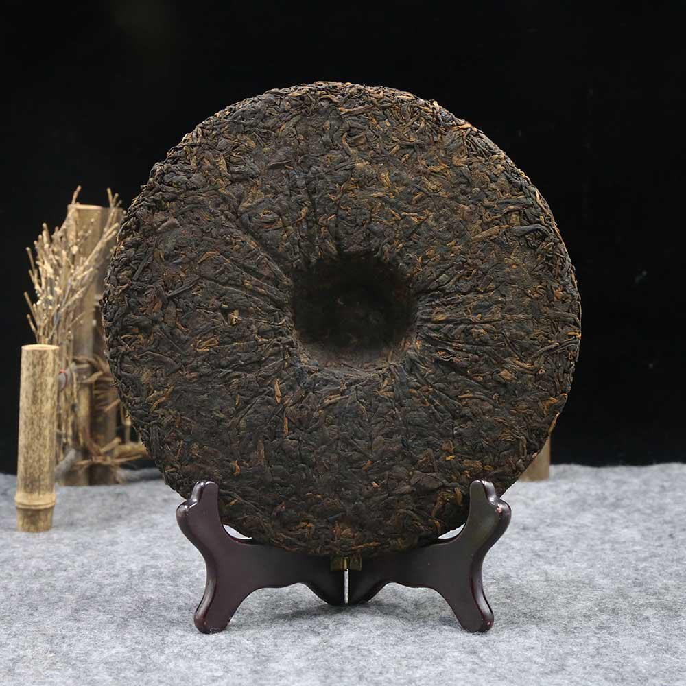 HelloYoungTea Yunnan Shu Pu-erh Old Tea Cake 2013 Peahen Town Shu Pu-erh Yunnan Cizi Cake Tea Collection Ripe Pu-erh 357g