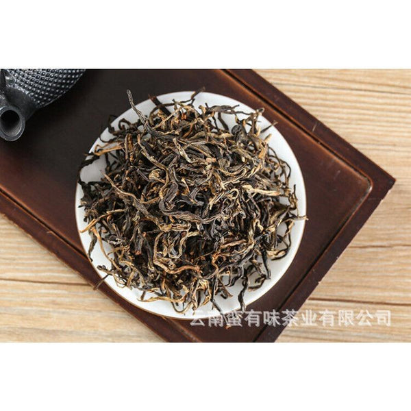 HelloYoungTea 500g Yunnan Black Tea Jingmai Mountain Head Spring Black Tea Yunnan Dian Hong