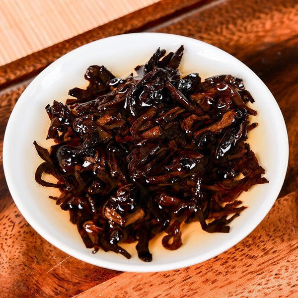 HelloYoungTea 357g Yunnan Collection Pu'er Tea Brown Old Tree Ripe Tea Cake Tea Cake