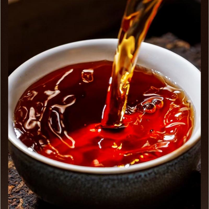 HelloYoungTea 250g Puerh Ripe Tea Brick Collection Cooked Pu-erh Tea Yunnan Old Tree Pu'er Tea
