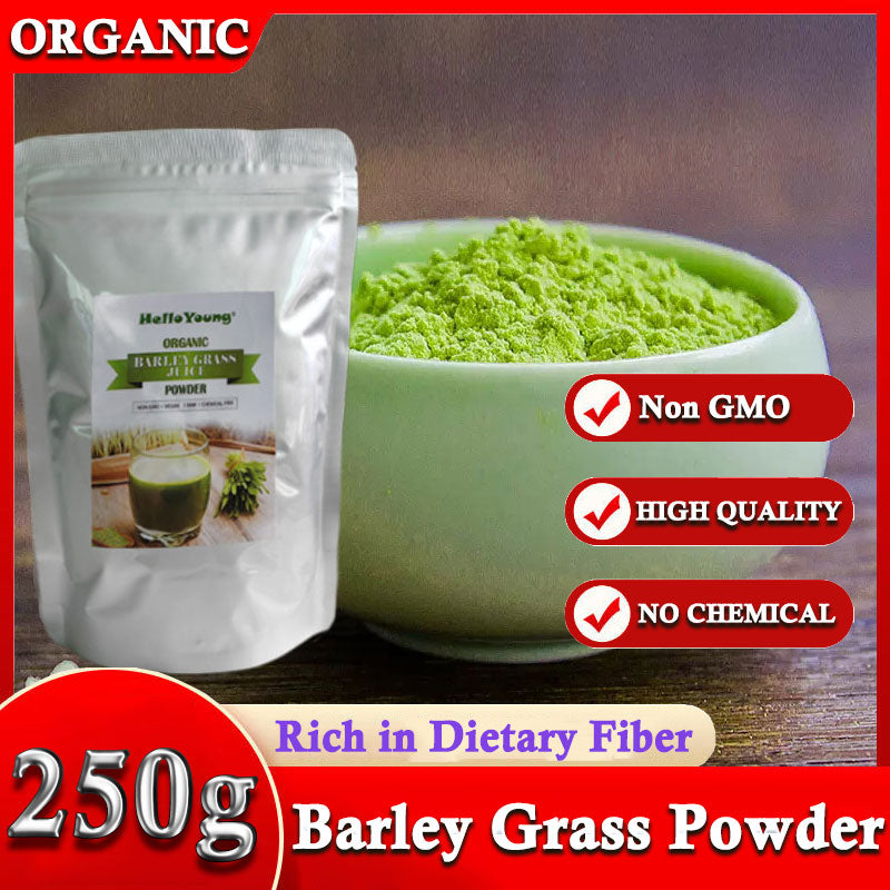 HelloYoung Barley Grass Powder 250g Kosher, Raw, Vegan Main image