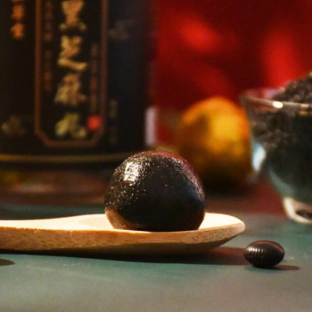 Black Sesame Balls Top-Grade Health Herbal Pills Heizhima Chinese Casual Snack
