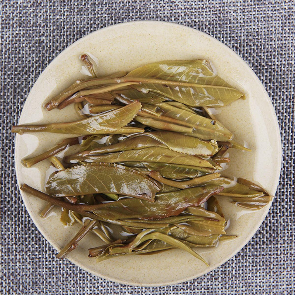 HelloYoungTea Premium Yunnan Green Pu erh Tea Cake 357g Early Spring Bingdao Health Tea