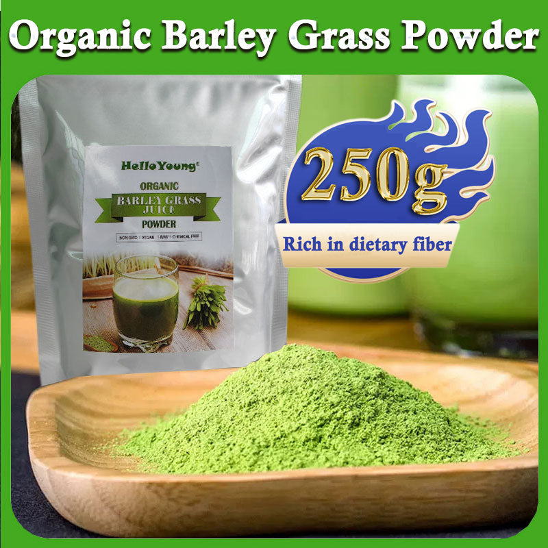 HelloYoung Barley grass powder original barley grass powder willy ong with Rich Dietary Fiber, No Addtives