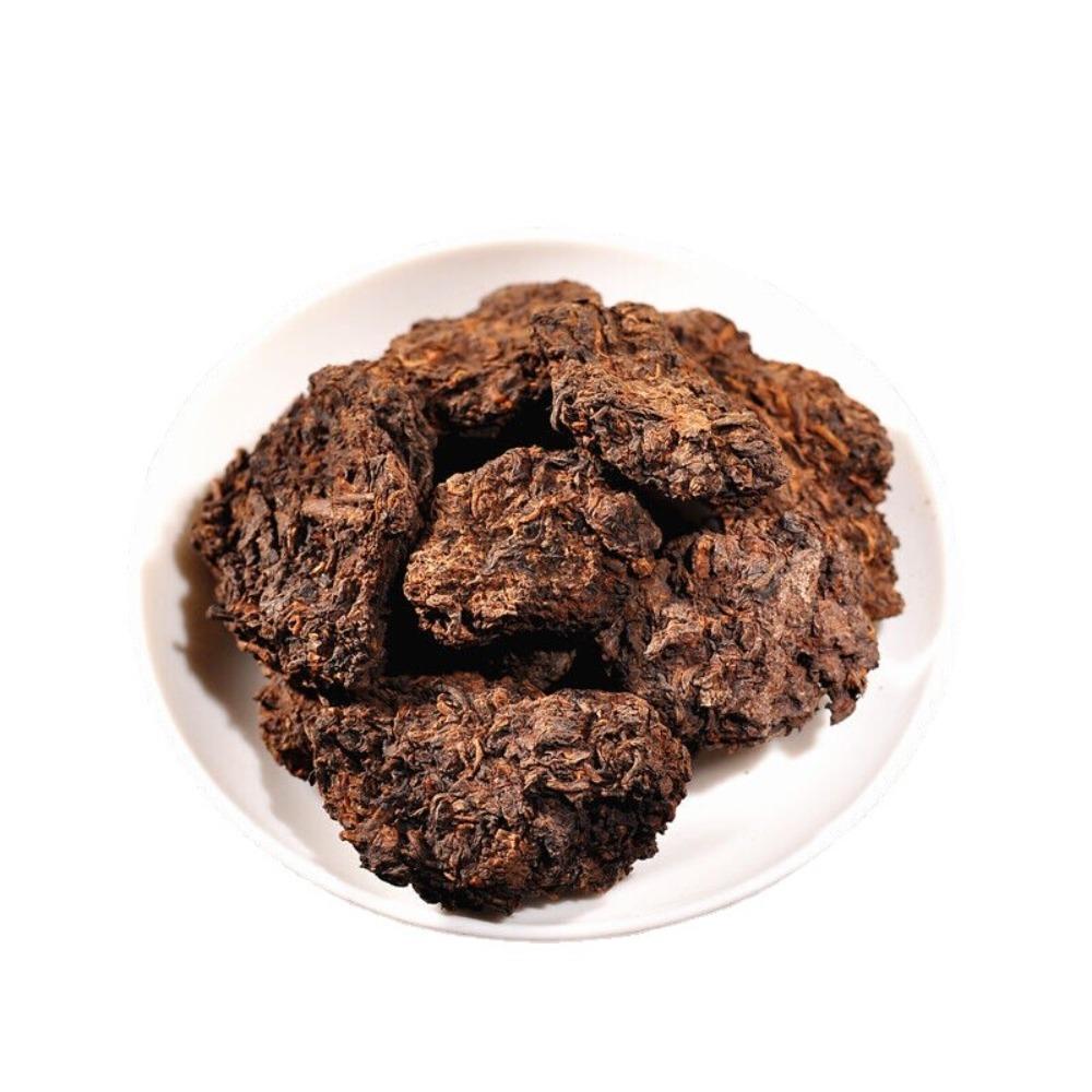 HelloYoungTea 200g Yunnan Mini Tuocha Ripe Pu-erh Tea Natural Black Cooked Puer Slimming Tea