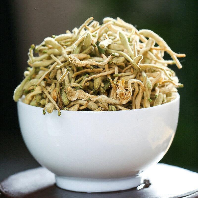 HelloYoungTea Natural Honeysuckle Herbal Tea Classical Jinyinhua Chinese Organic Flower Tea 40g
