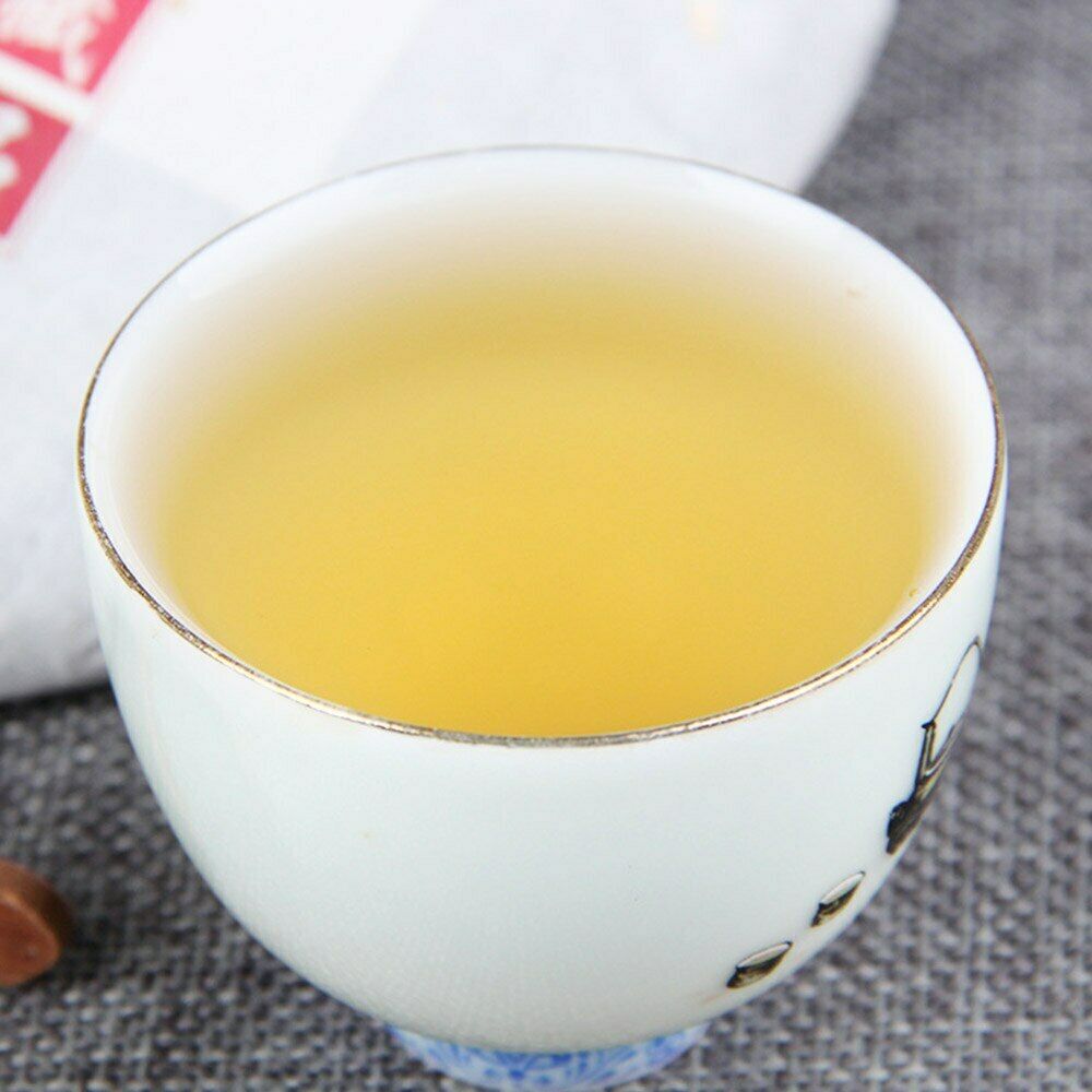 HelloYoungTea Top Yiwu Ancient Tree Pure Raw Puer Tea Sheng Puerh Tea Yunnan Treasures 357g