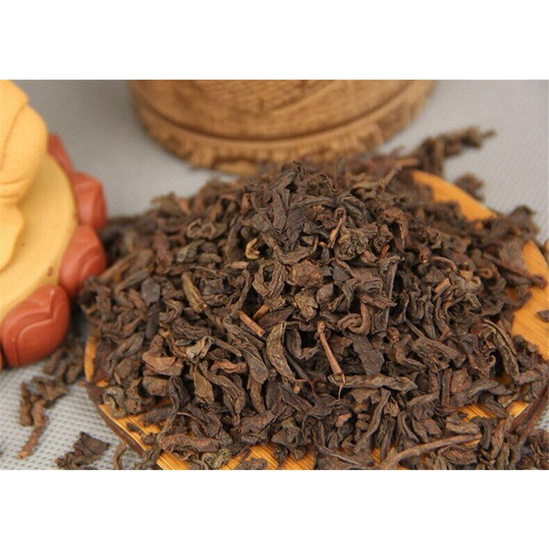 HelloYoung Yunan Pu Erh Tea Bamboo Canned Package Black Tea Loose Leaf Ripe Puer Tea 100g