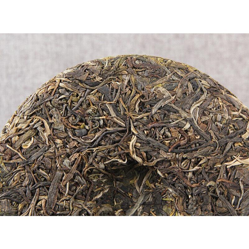 357g Ancient Tree Puerh Raw Tea Cake Traditional Handmade Puerh Material