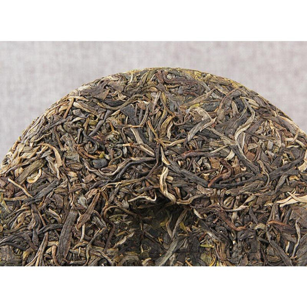 357g Ancient Tree Puerh Raw Tea Cake Traditional Handmade Puerh Material