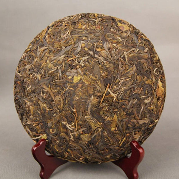 HelloYoungTea 2011/2014 Bingdao Ancient Tree Pure Material Sheng Pu-erh Yunnan Qizi Tea Cake, Raw Pu-erh Tea 357g