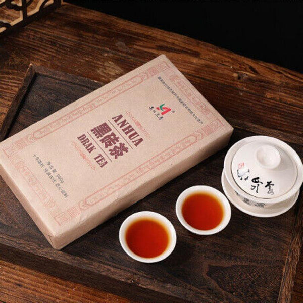 1kg Hunan Anhua Black Tea Black Brick Tea Old Original Leaf Black Brick Tea