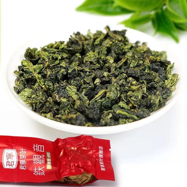 HelloYoungTea 250g Tieguanyin Green Tea Anxi Tie Guan Yin Oolong Tea Iron Box Package
