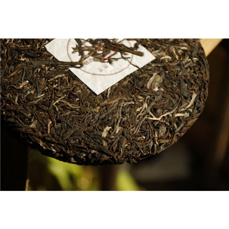 357g Pu-erh Raw Tea Old Panzhang Brown Mountain Yunnan Seven Cakes Hand Pressed
