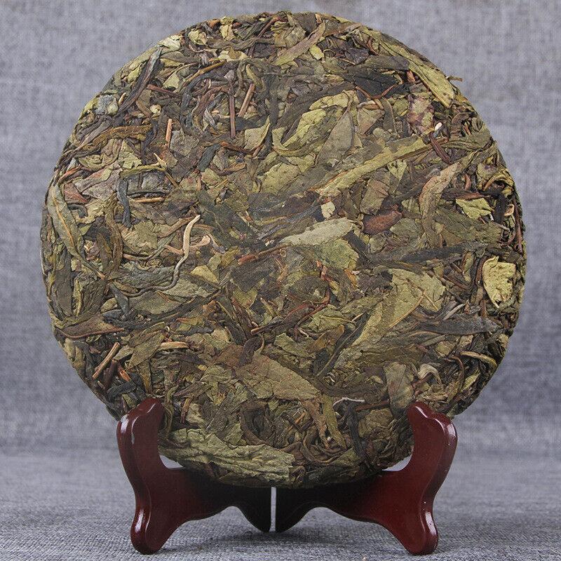 HelloYoungTea Old Tree Puerh Cha Tea Seven Seed Cake Tea Leaves 357g Lincang Iceland Gold Leaf
