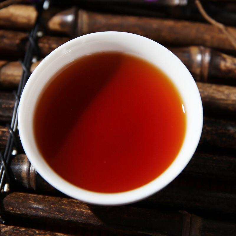 HelloYoungTea Tea Brick 250g Cooked Puer Tea Traditional Craft Ripe Puerh 7581
