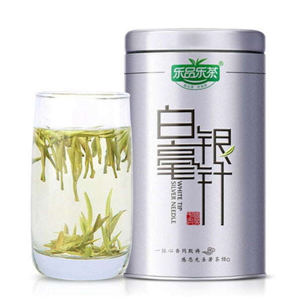 HelloYoungTea Silver Needle Organic White Tea 65g Sample Pack Loose Leaf Herbal Drink