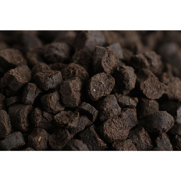 HelloYoungTea 500g Yunnan Pu'er Ripe Tea 09 Menghai Nuoxiang Tea Fossil New C1 Crushed Silver