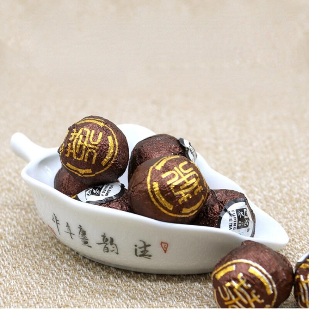 HelloYoungTea 2017 Premium Grade Fuding White Tea Ball Peony Pressed Cake 500g