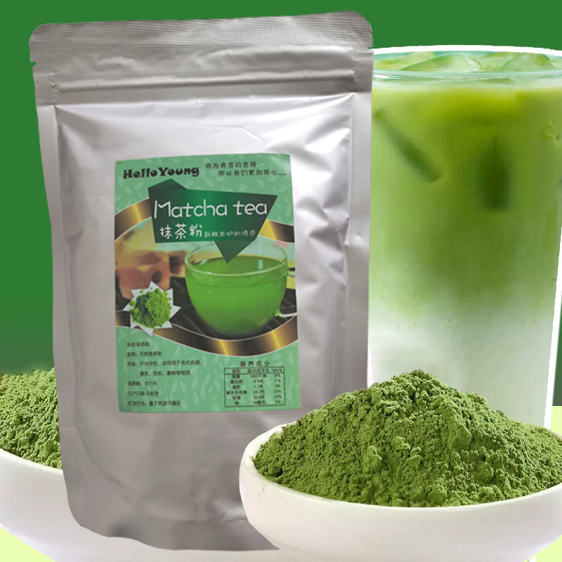 HelloYoung 100% Organic Matcha Japanese Green Tea Powder Vegan Gluten-Free green tea powder weight loss