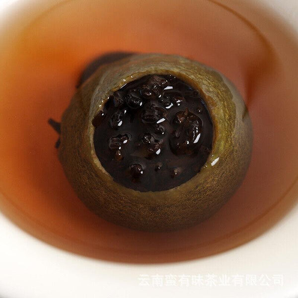 HelloYoungTea 500g Yunnan Puerh Tea 2022 Xinhui Xiaoqingkang Cooked Tea Chenpi Puerh Tea