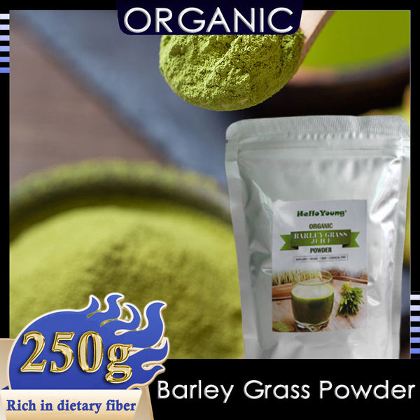 HelloYoung HelloYoung Imported Unsweetened Premium Organic Barley Grass Chlorophyll & Trace Minerals No Maltodextrin & Sugar