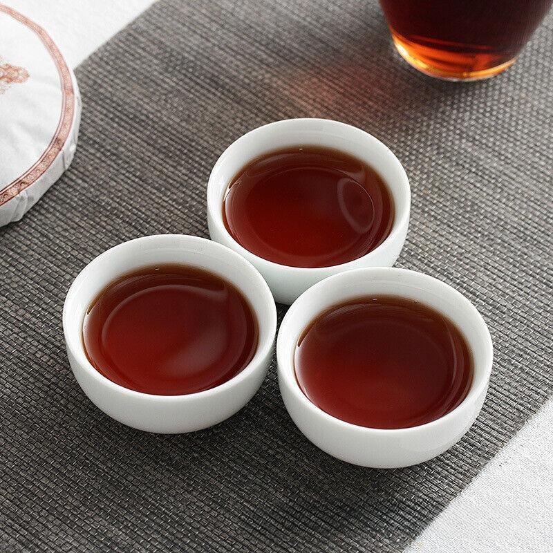 HelloYoungTea 100g Yunnan Puerh Tea Tea Curved Bow Small Cake Yiwu Chen Xiang Ripe Cake