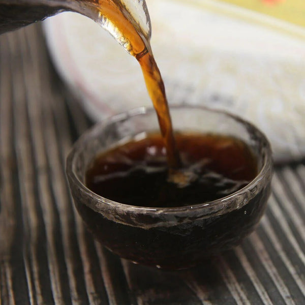 HelloYoung Jin Ju Ding "Nan Nuo Shan" Shu Puerh tea Chinese Tea Ripe Puer Tea 357g