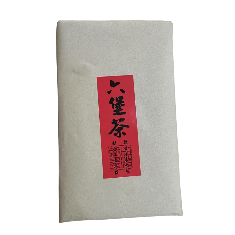 HelloYoung Black Tea Dark Tea Liu Pao Rice Black Brick Tea Guangxi Aged Liubao Tea 500g