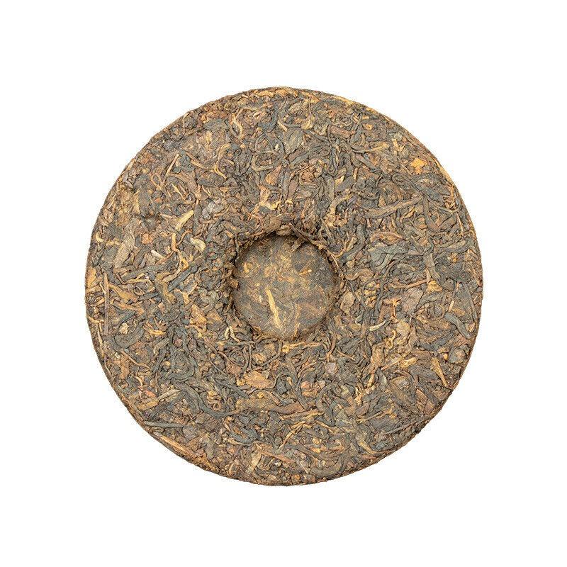 HelloYoungTea Yunnan Puerh Tea Cake Ancient Tree Ripe Puerh 357g Brown Mountain Pu'er Tea