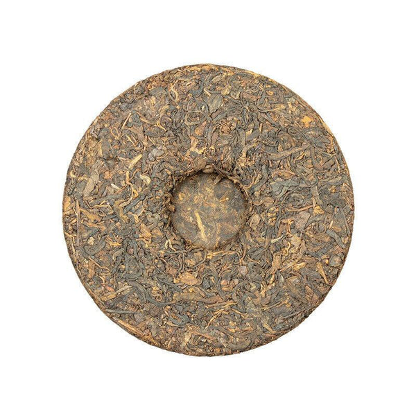 HelloYoungTea Yunnan Puerh Tea Cake Ancient Tree Ripe Puerh 357g Brown Mountain Pu'er Tea