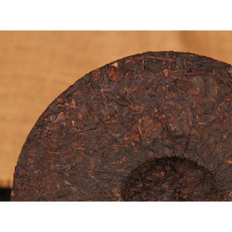 HelloYoungTea Yunnan Pu'er Ripe Tea Cake 357g Yunnan Pu'er Tea Cake Healthy Drink