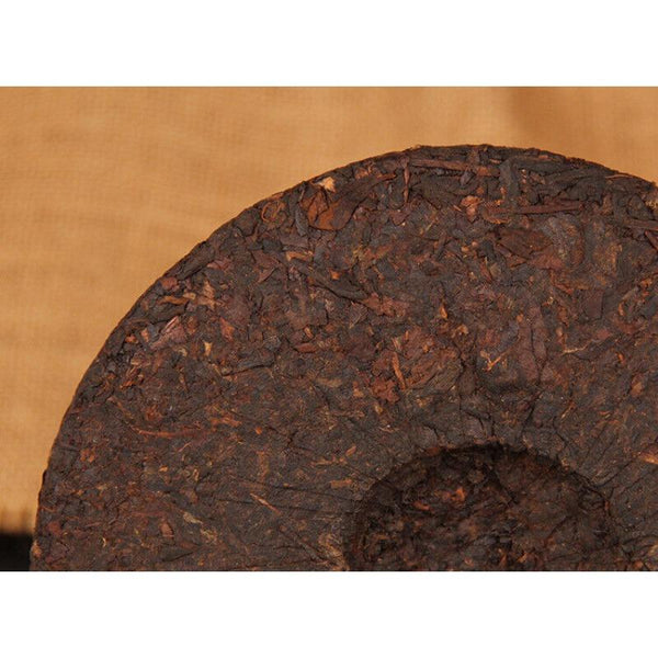 HelloYoungTea Yunnan Pu'er Ripe Tea Cake 357g Yunnan Pu'er Tea Cake Healthy Drink