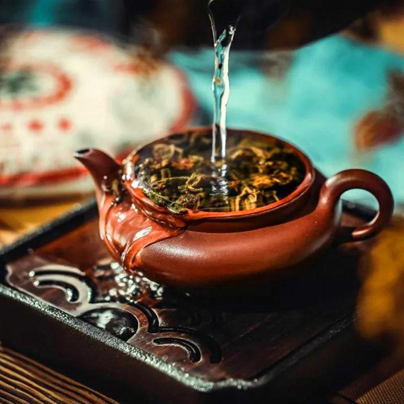HelloYoungTea 2019/2020 Classic 7741 Raw Pu-erh Sheng Cha 357g Cake Zhongcha Pu'er Puer Tea