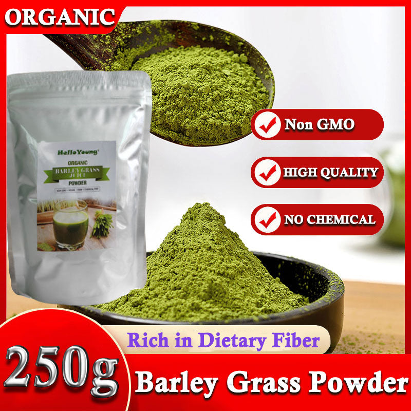 HelloYoung BARLEY GRASS POWDER 100% Certified Organic