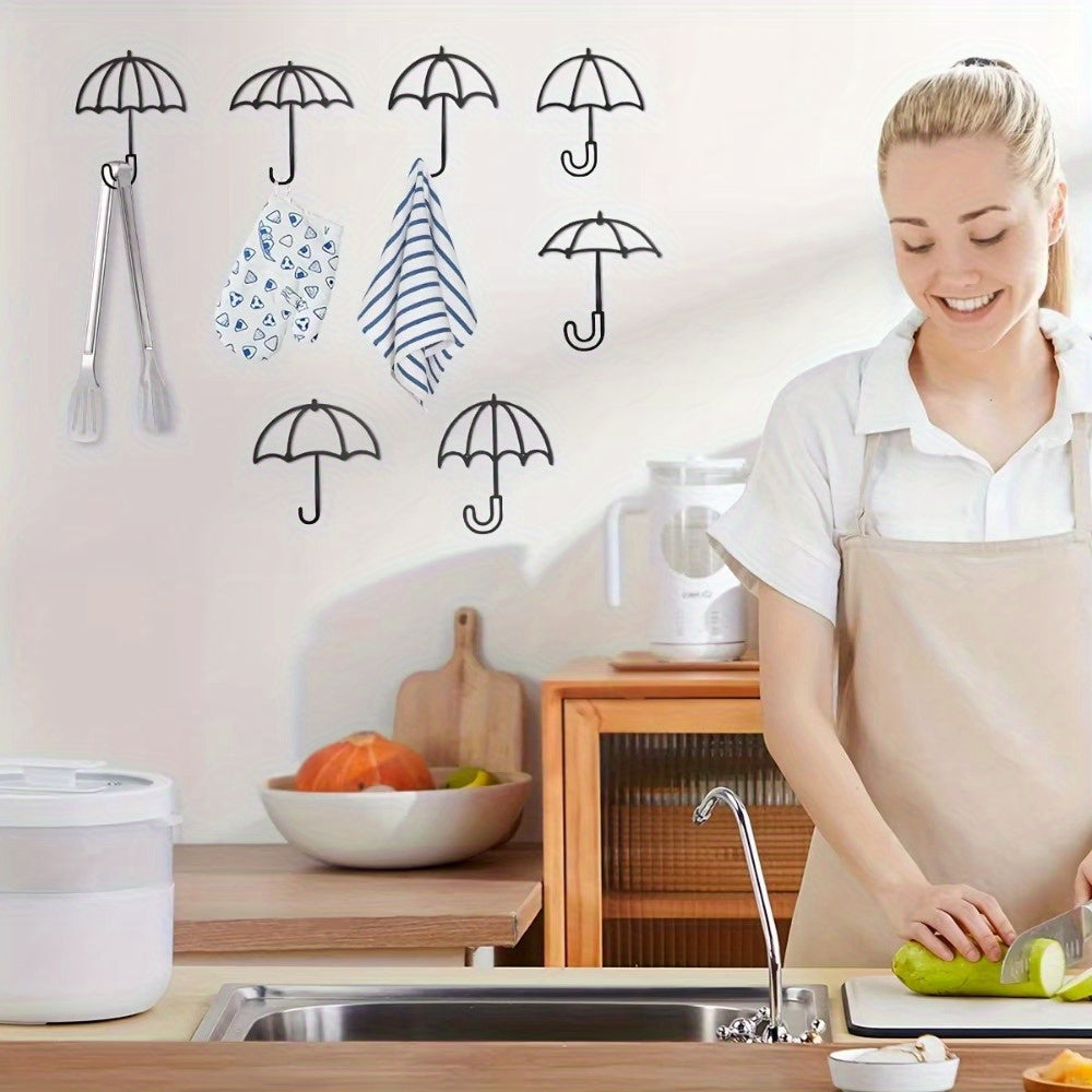 CIFbuy™ Exquisite Iron 7-Piece Creative Multifunctional Key & Coat Hangers Set - Perfect for Hanging Umbrellas/Coats/Keys in Rooms, Elegant Housewarming Gift Choice - Premium-grade Wall Sculptures.