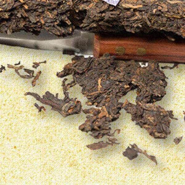 HelloYoungTea 2017 TAETEA Menghai Dayi Wei Zui Yan Classic Ripe Pu'er Tea Puerh Tea Cake 357g