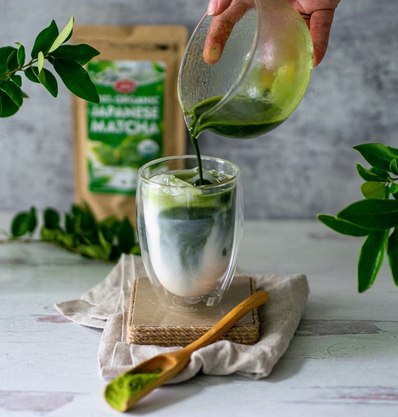 HelloYoung Matcha Powder Green Tea Powder 250g Great Coffee Alternative for Energy and Stamina Focus diet drink for loss weight