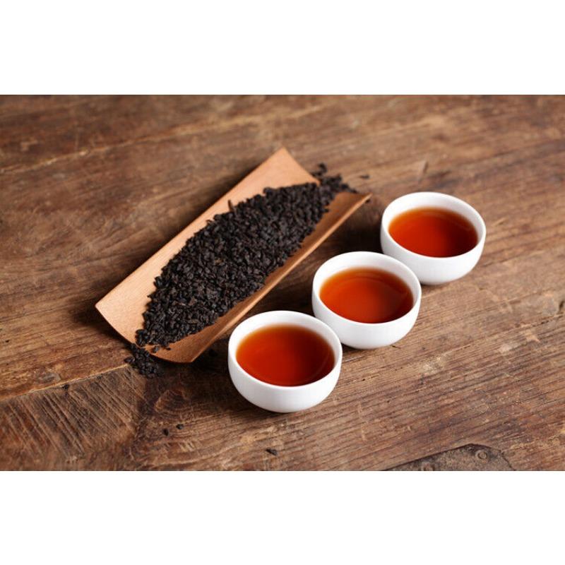 HelloYoungTea Glutinous Rice Fragrance Crushed Silver Tea Fossil Yunnan Pu'er Ripe Tea 500g