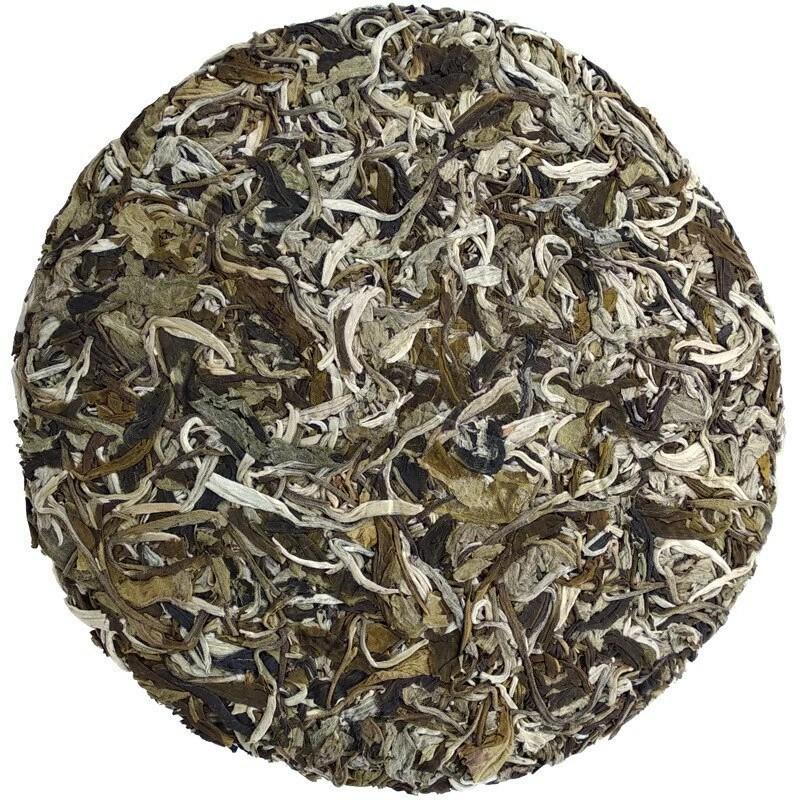 Peony King White Tea Cake Fuding White Peony Tea Bai Mu Dan High Mountain 450g 牡丹王白茶饼 福鼎白牡丹茶 白牡丹 高山 450克