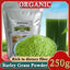 HelloYoung Unsweetened Premium Organic Barley Grass Powder 250g lowering cholesterol, beautiful skin, healthy slimming drink