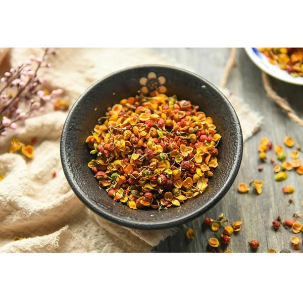 HelloYoungTea Dried Albizia Julibrissin Flower Buds Natural Silk Tree Herbal Tea Loose Leaf Calming Relaxing Drink
