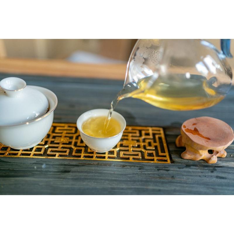 400g Yunnan Ancient Pu'er Seven Seed Cake Tea DaXueshan Handle Tea Pu'er Raw Tea