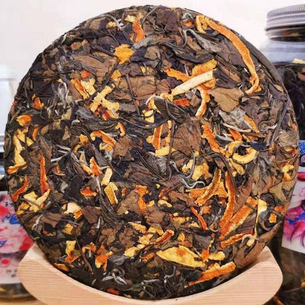 HelloYoungTea 2020 Aged Tangerine Peel Gongmei White Tea, 300g 2020年陈皮贡眉白茶，300克