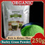 HelloYoung 250g Organic Barley Grass Powder Gluten Free Non-GMO Superfood Vegan Good Source of Fiber, Protein. Great for Juices, Smoothies, Shakes, Yogurts
