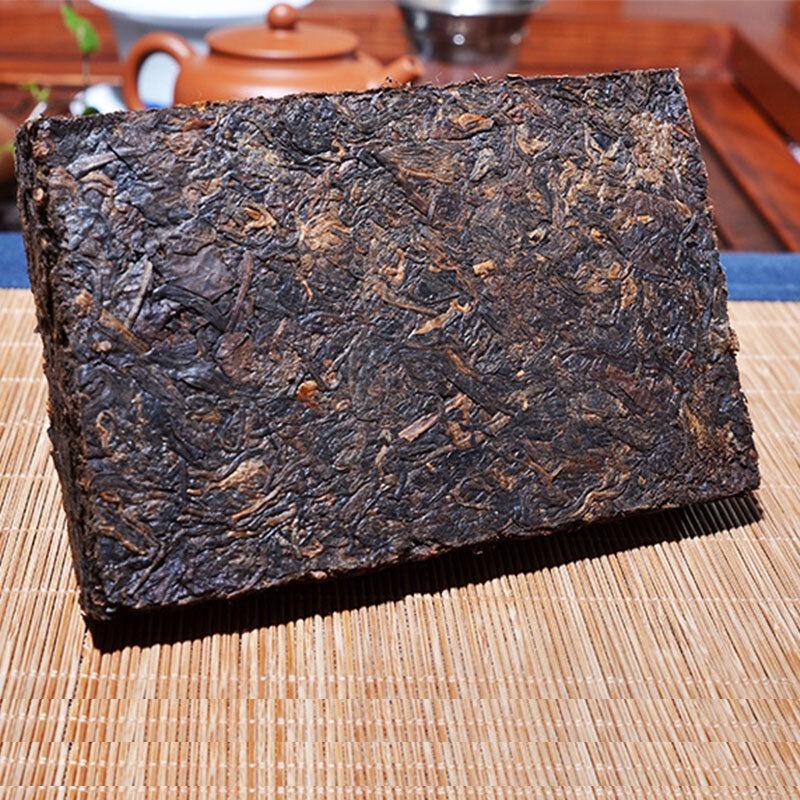 HelloYoungTea Yunnan Pu'er Ripe Tea Brick Jujube Scented Old Tea Brick 250g