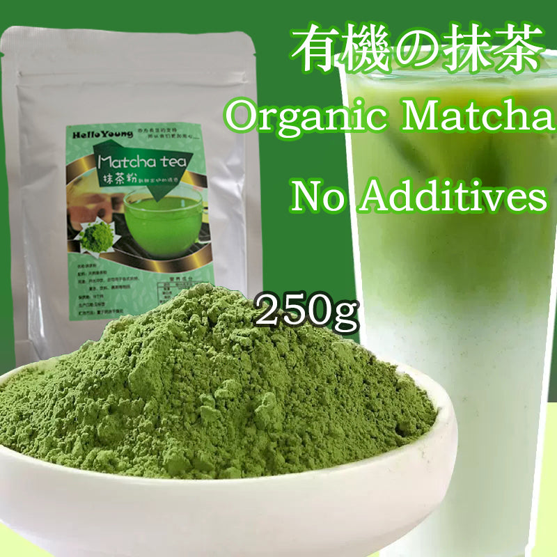 HelloYoung Drink Matcha Matcha Green Tea Powder Organic - 100% Pure Organic Matcha Green tea Powder - Nothing added Main image