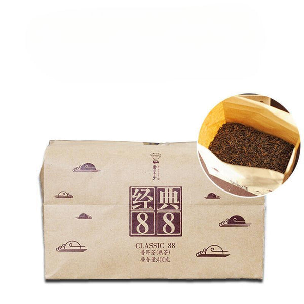 DR. PU'ER TEA Classic 88 Old Tea Pu-erh Tea Loose 2019 400g Ripe Puer Shu Box