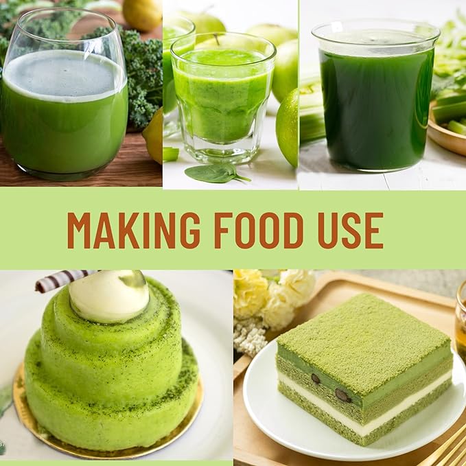 HelloYoung Organic Barley Grass Powder original 250g barley grass official store organic barley grass powder Natural Superfood, Vegan, Gluten Free, Non-GMO, Kosher Secondary image
